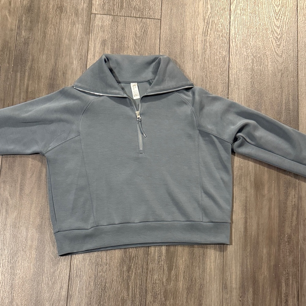 SPANX Light Gray Pullover
